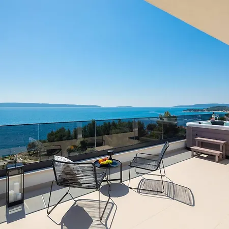 Villa Luxury Sea Idea With Private Pool & Jacuzzi On Ciovo Near *